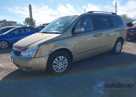 2011 Kia Sedona Lx from USA, damaged, VIN KNDMG4C74B6384863